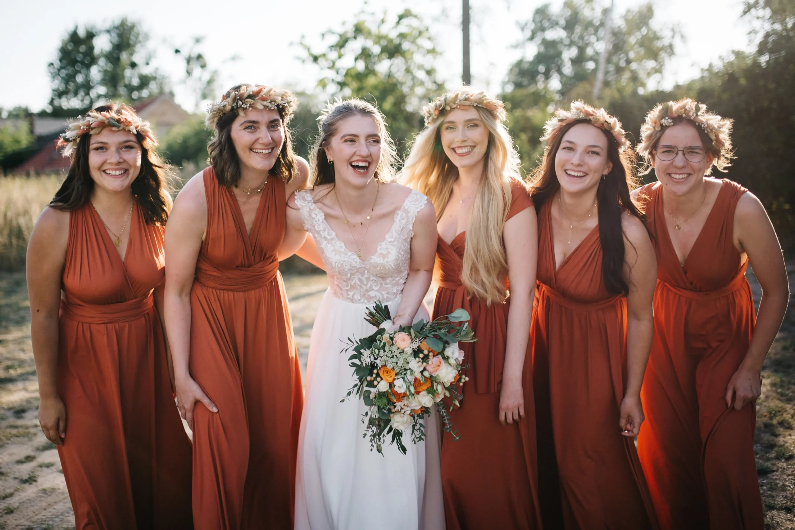 Gruppenfotos auf Hochzeiten authentisch und ungestellt. Herzklopfreportagen Potsdam Berlin Brandenburg