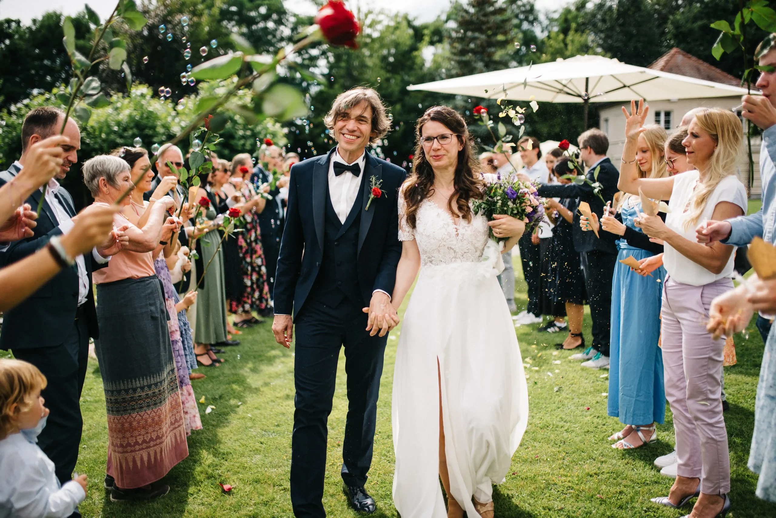Traumhochzeit in der Villa Aurea in Potsdam. Hochzeitsfotograf Potsdam Berlin Brandenburg - Herzklopfreportagen